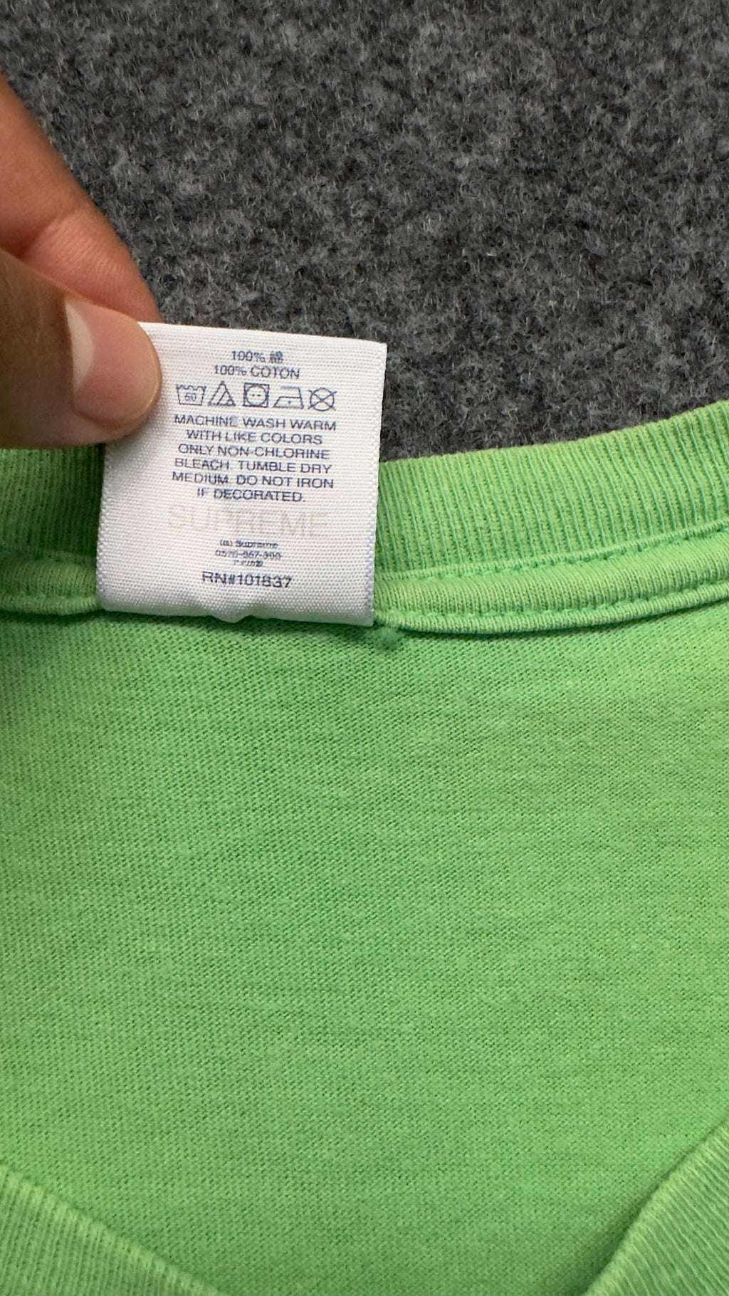 SUPREME RICK RUNIN TEE 🍵