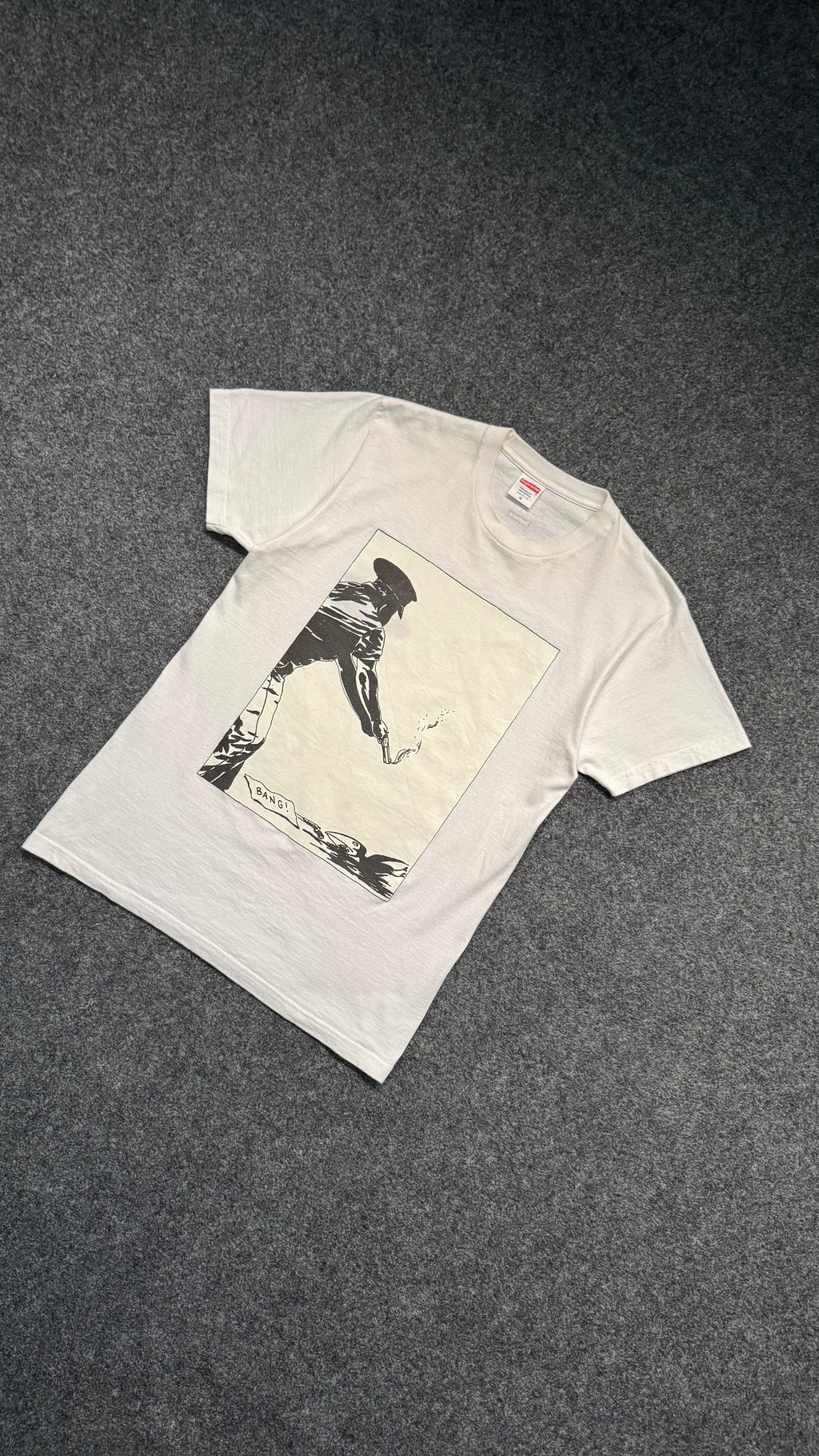 SUPREME X RAYMOND PETTIBON “BANG!” TEE